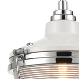 Seaway Passage 10'' Wide 1-Light Mini Pendant - Polished Nickel 16525/1 Elk Lighting