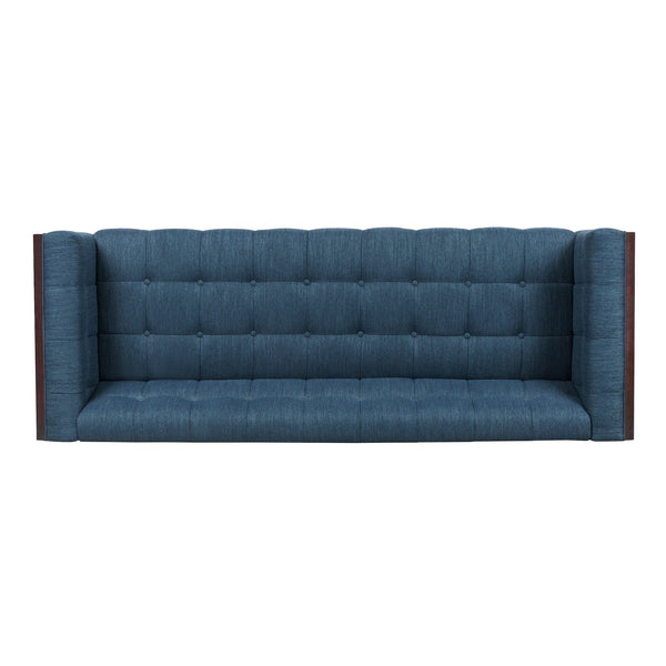 English Elm Christopher Knight Home® - 69871.00A_69871.00B Navy Blue 3-Seater Sofa - Contemporary Mid-Century Design With Plush Comfort N771P225911U_N771P225927U