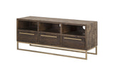 IDEAZ 1660APA Taupe Mid Century TV Console Smokey Taupe 1660APA