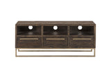 IDEAZ 1660APA Taupe Mid Century TV Console Smokey Taupe 1660APA