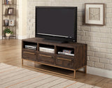 IDEAZ 1660APA Taupe Mid Century TV Console Smokey Taupe 1660APA