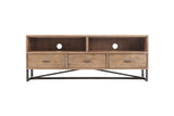 IDEAZ 1661APA Dry Sand Elegant Mid Century TV Console Dry Sand 1661APA