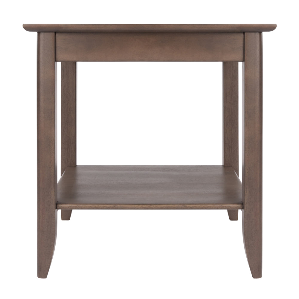 Winsome Wood Santino Accent Table In Oyster Gray - Elegant Design, Spacious Shelf, Perfect For Living Room Or Bedroom Oyster Gray Solid ,Composite Wood 16622-winsome-wood