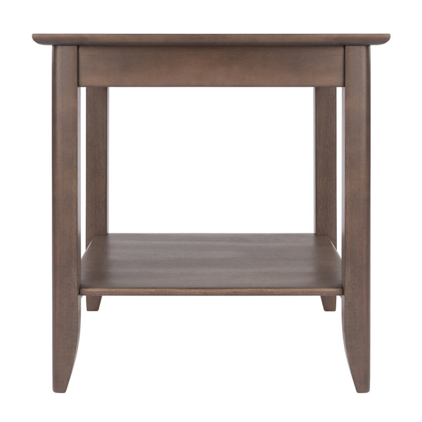 Winsome Wood Santino Accent Table In Oyster Gray - Elegant Design, Spacious Shelf, Perfect For Living Room Or Bedroom Oyster Gray Solid ,Composite Wood 16622-winsome-wood