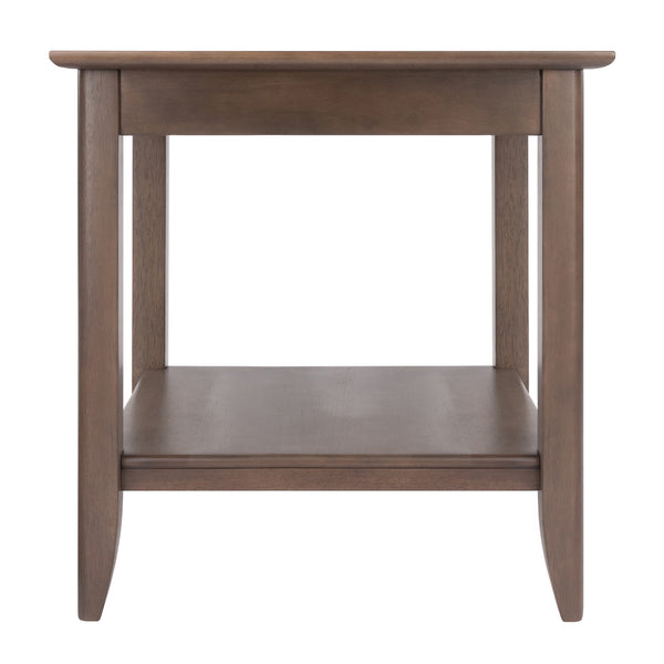 Winsome Wood Santino Accent Table In Oyster Gray - Elegant Design, Spacious Shelf, Perfect For Living Room Or Bedroom Oyster Gray Solid ,Composite Wood 16622-winsome-wood