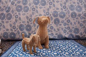 Chelsea House Little Potcake Hand-Woven Rattan Dog Figurine By Amanda Lindroth — Petite Island Accent For Shelves 16625014