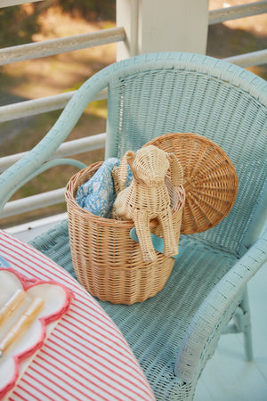 Chelsea House Little Potcake Hand-Woven Rattan Dog Figurine By Amanda Lindroth — Petite Island Accent For Shelves 16625014