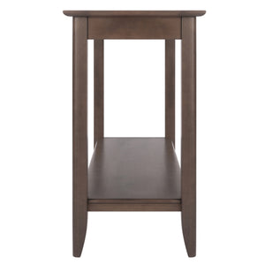 Winsome Wood Santino Console Hall Table In Contemporary Oyster Gray With Elegant Design & Ample Storage Options Oyster Gray Solid ,Composite Wood 16648-winsome-wood