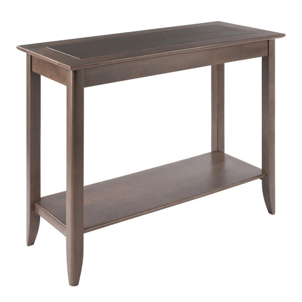 Winsome Wood Santino Console Hall Table In Contemporary Oyster Gray With Elegant Design & Ample Storage Options Oyster Gray Solid ,Composite Wood 16648-winsome-wood