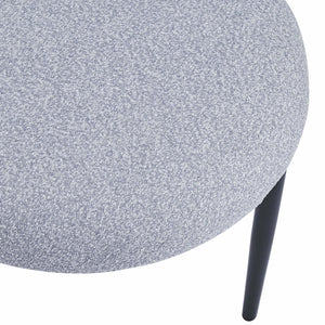 English Elm Christopher Knight Home® - Dining Chair Set Of 2 - Modern Grey Fabric With Curved Backrest & Metal Frame For Stylish Comfort N779P186912G