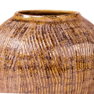 Distressed Textured Vase (16709L B93) Zentique