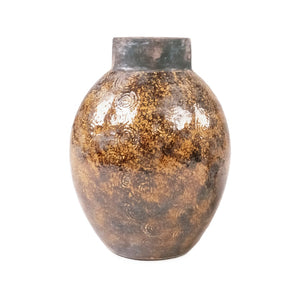 Distressed Textured Vase (16758L B93A) Zentique