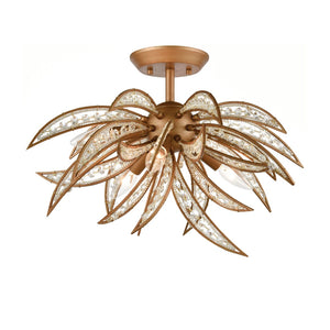 Naples 21'' Wide 5-Light Semi Flush Mount - Matte Gold 16762/5 Elk Lighting