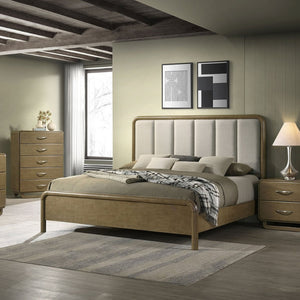 English Elm Tully 6-Drawer Dresser In Warm Nutmeg Finish - Stylish Storage Solution For Modern Bedrooms B062P374095-GIGA