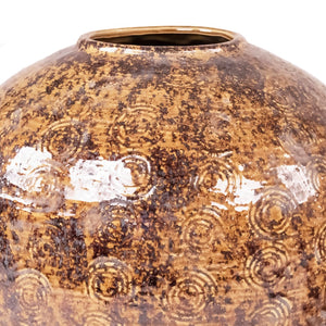 Distressed Textured Vase (16799L B93) Zentique
