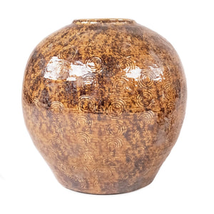 Distressed Textured Vase (16799L B93) Zentique