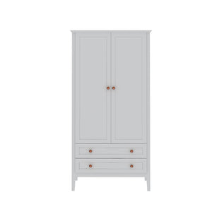 Manhattan Comfort Crown Modern Armoire White 167GMC1