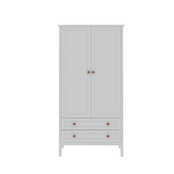 Manhattan Comfort Crown Modern Armoire White 167GMC1
