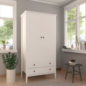 Manhattan Comfort Crown Modern Armoire White 167GMC1