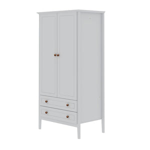 Manhattan Comfort Crown Modern Armoire White 167GMC1