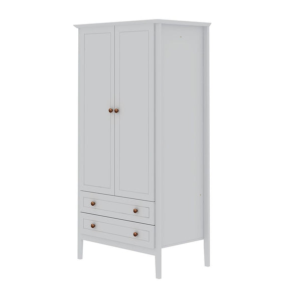 Manhattan Comfort Crown Modern Armoire White 167GMC1