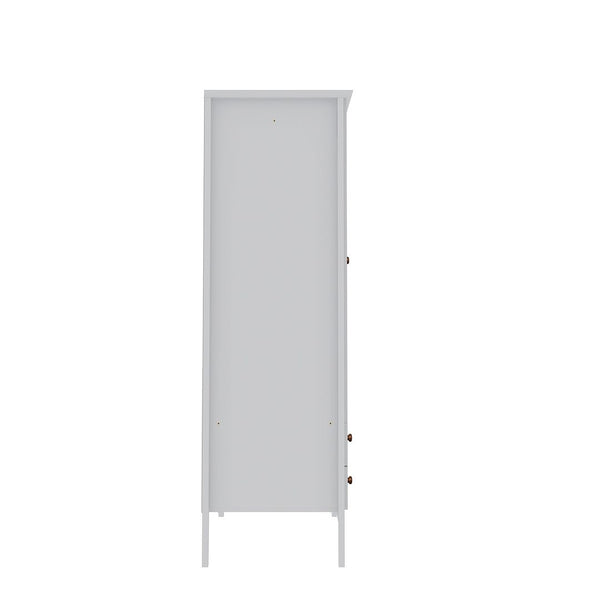 Manhattan Comfort Crown Modern Armoire White 167GMC1
