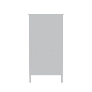 Manhattan Comfort Crown Modern Armoire White 167GMC1