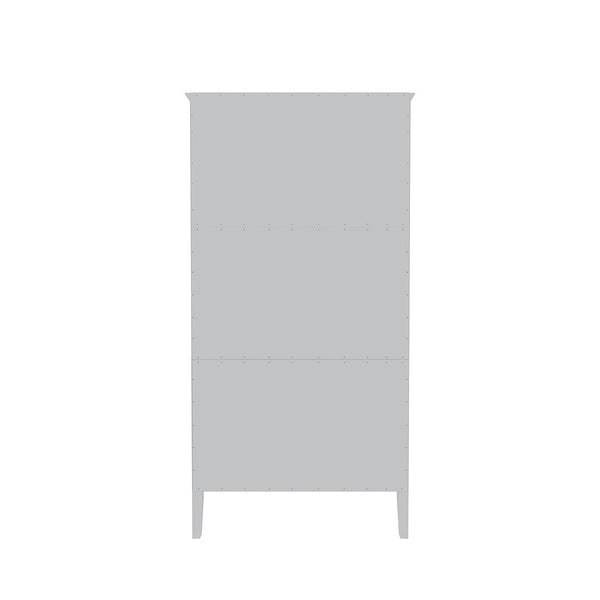 Manhattan Comfort Crown Modern Armoire White 167GMC1