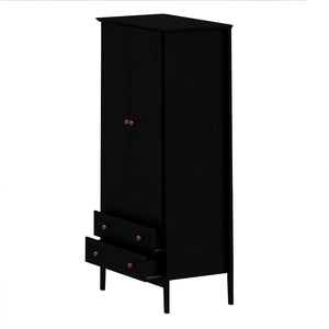 Manhattan Comfort Crown Modern Armoire Black 167GMC2