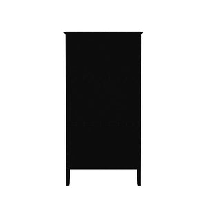 Manhattan Comfort Crown Modern Armoire Black 167GMC2