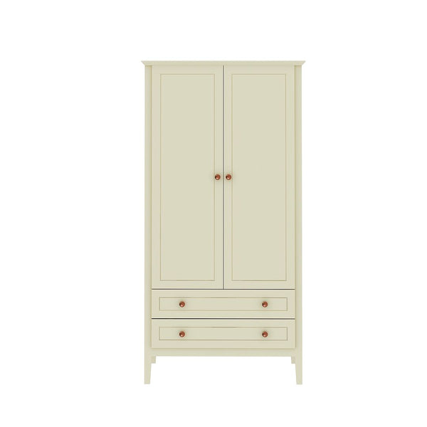 Manhattan Comfort Crown Modern Armoire Off White 167GMC3