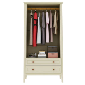 Manhattan Comfort Crown Modern Armoire Off White 167GMC3