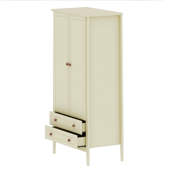 Manhattan Comfort Crown Modern Armoire Off White 167GMC3