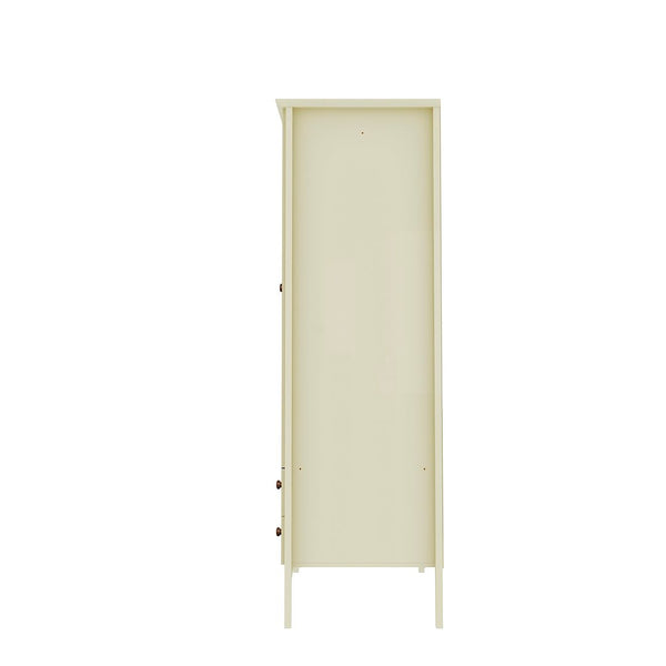 Manhattan Comfort Crown Modern Armoire Off White 167GMC3