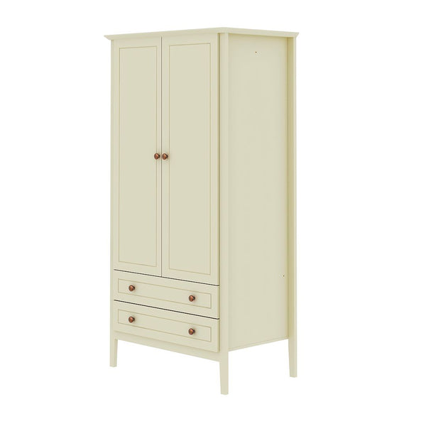 Manhattan Comfort Crown Modern Armoire Off White 167GMC3