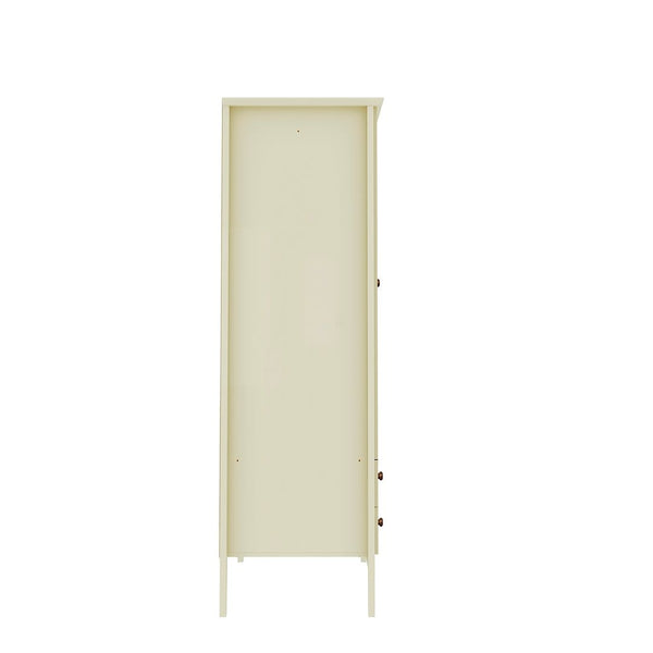 Manhattan Comfort Crown Modern Armoire Off White 167GMC3