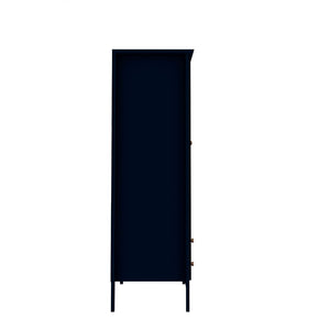 Manhattan Comfort Crown Modern Armoire Tatiana Midnight Blue 167GMC4