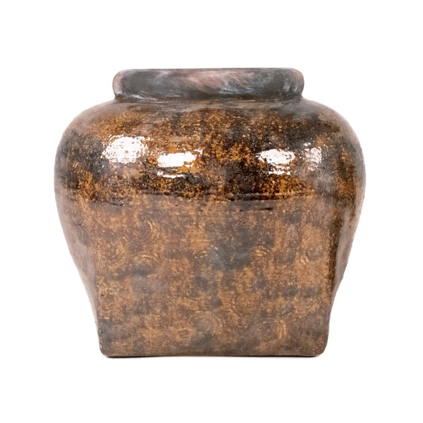 Distressed Textured Vase (16814L B93A) Zentique