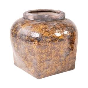 Distressed Textured Vase (16814L B93A) Zentique