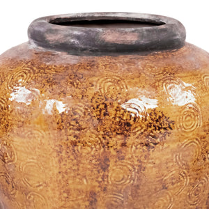 Distressed Textured Vase (16814M B93A) Zentique
