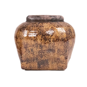 Distressed Textured Vase (16814S B93A) Zentique