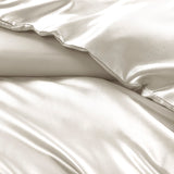 Madison Park Essentials Satin Luxury Glam/Luxury Comforter Set MPE10-1052 Ivory