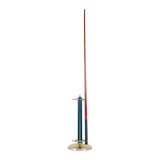 Casual Traditions Pool Cue Stand - Polished Brass and Green 169-PBG Elk Lighting