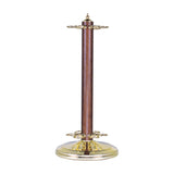 Casual Traditions Pool Cue Stand - Polished Brass and Red 169-PBW Elk Lighting