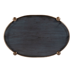 Butler Specialty Company Kathleen 31" Wood 2-tier Bar And Serving Cart With Antique Brass Gallery Pastel Blue Rubberwood Solids,Mdf,Cherry Veneer,Zinc Alloy 1690483-butler