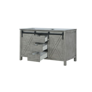 English Elm Ash Grey Double Bath Vanity - 60-Inch Wide, Stylish Storage & Soft-Close Hardware For Modern Bathrooms B2731P260996
