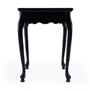 Butler Specialty Bannockburn Square Wood Game Table With Reversible Top & Antique Brass Drawer - Perfect For Family Fun Black Rubberwood Solids,Mdf,Cherry,Maple And Walnut Veneers 1694111-butler