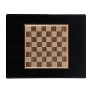 Butler Specialty Bannockburn Square Wood Game Table With Reversible Top & Antique Brass Drawer - Perfect For Family Fun Black Rubberwood Solids,Mdf,Cherry,Maple And Walnut Veneers 1694111-butler