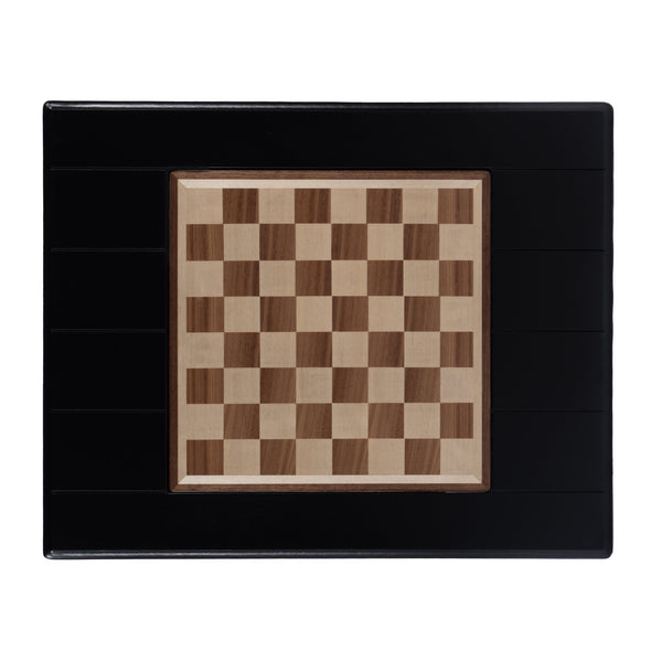 Butler Specialty Bannockburn Square Wood Game Table With Reversible Top & Antique Brass Drawer - Perfect For Family Fun Black Rubberwood Solids,Mdf,Cherry,Maple And Walnut Veneers 1694111-butler