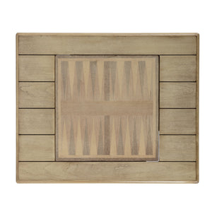 Butler Specialty Bannockburn Square Wood Game Table With Reversible Top & Antique Brass Drawer - Perfect For Family Fun Tan,Beige Rubberwood Solids,Mdf,Cherry,Maple And Walnut Veneers 1694424-butler